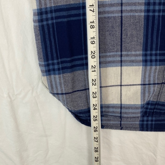 WindRiver Flannel Shirt Plaid with Roll Tab Sleeves - Picture 6 of 8